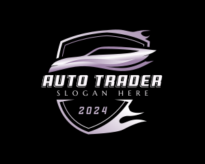 Dealer - Racing Car Automotive logo design