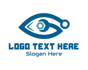 Optical - Eye Wrench Fix logo design