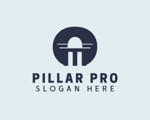 Creative Company Pillar logo design