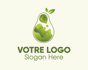 Lava - Pear Fruit Juice logo design