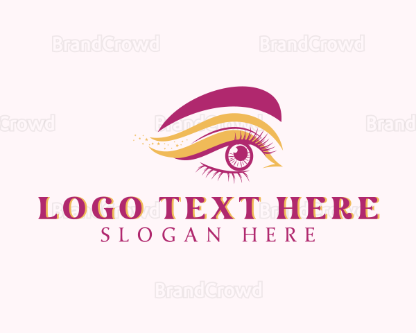 Beauty Eyelash Makeup Logo