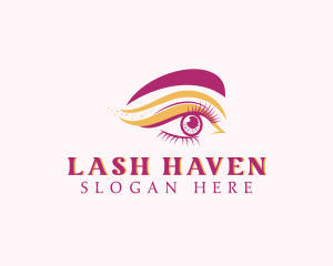 Eyelash - Beauty Eyelash Makeup logo design