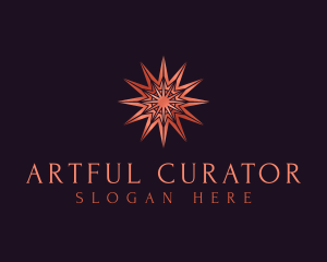 Elegant Star Mandala logo design