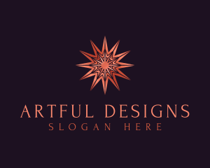 Elegant Star Mandala logo design