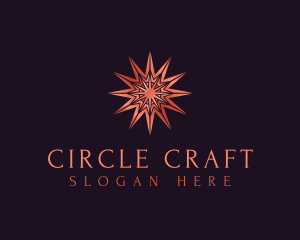 Elegant Star Mandala logo design