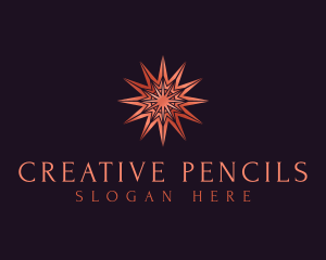 Elegant Star Mandala logo design