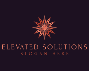 Elegant Star Mandala logo design