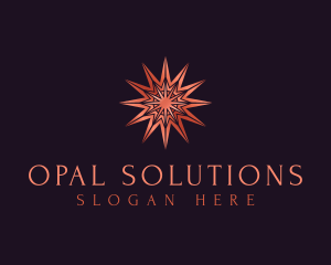 Elegant Star Mandala logo design