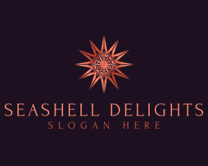 Elegant Star Mandala logo design