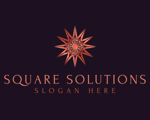 Elegant Star Mandala logo design