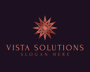 Elegant Star Mandala logo design