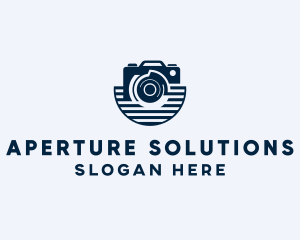 Aperture - Photographer Camera Capture logo design