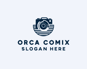 Portrait - Photographer Camera Capture logo design
