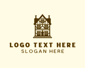 Tourist - German Medieval House logo design