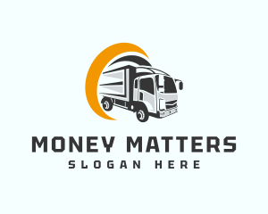 Logistics Truck Delivery Logo