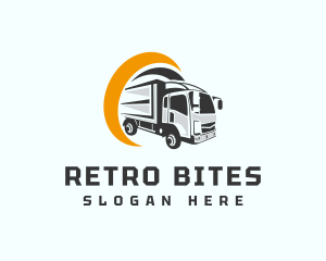 Logistics Truck Delivery Logo