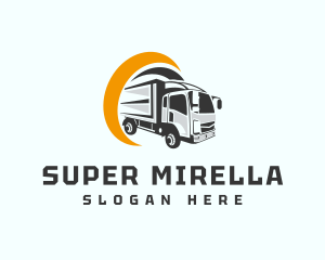 Logistics Truck Delivery Logo