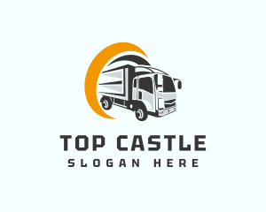 Logistics Truck Delivery Logo