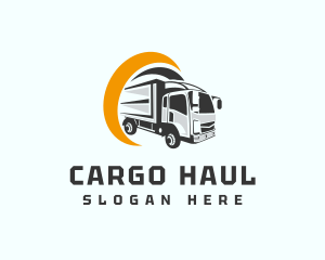 Logistics Truck Delivery logo design