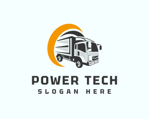Truckload - Logistics Truck Delivery logo design