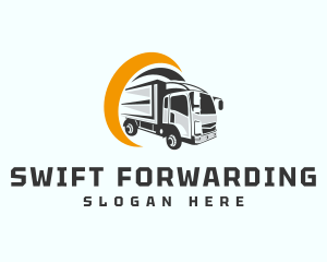 Logistics Truck Delivery logo design