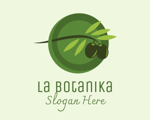 Olive Branch Fruit Logo