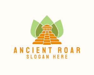 Ancient Temple Leaves logo design