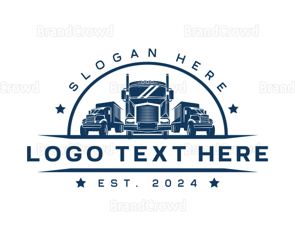 Trucking Delivery Transport Logo