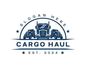 Trucking Delivery Transport logo design