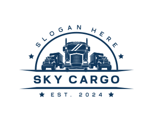 Trucking Delivery Transport logo design