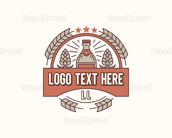 Liquor Beer Brewery Logo