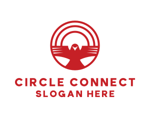 Circle - Falcon Circle Wings logo design