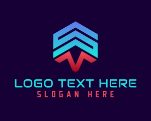 Letter Sm - Cube Modern Professional logo design