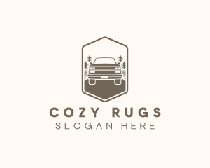 Offroad Hexagon SUV Vehicle logo design