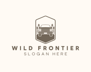 Offroad Hexagon SUV Vehicle logo design