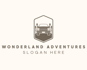 Offroad Hexagon SUV Vehicle logo design