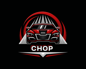 Detailing Racing Car Logo