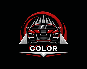 Speed - Detailing Racing Car logo design