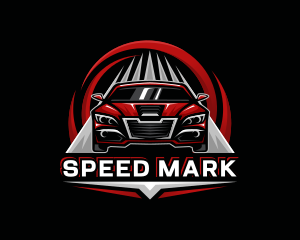 Detailing Racing Car logo design