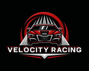 Detailing Racing Car logo design