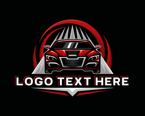 Detailing Racing Car Logo