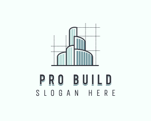 Building Contractor Architect logo design