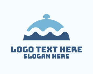 Lunch - Wave Seafood Platter logo design