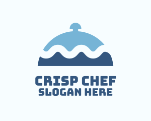 Wave Seafood Platter logo design