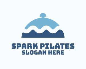 Aquatic - Wave Seafood Platter logo design