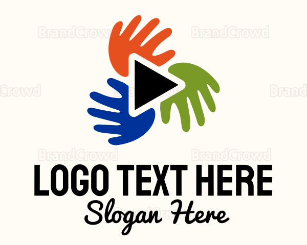 Hands Play Craft Tutorial Logo