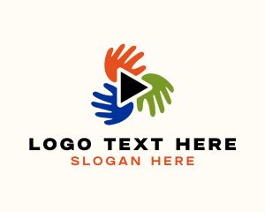 Tutorial - Hands Play Craft Tutorial logo design