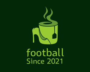 Footwear - Green Tea Fashion Cafe logo design