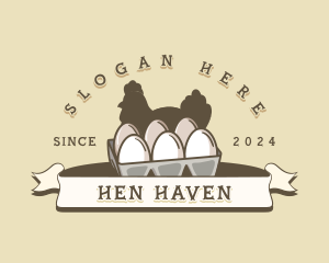 Hen - Egg Chicken Poultry logo design