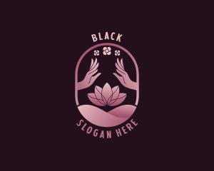 Floral - Lotus Spa Massage logo design